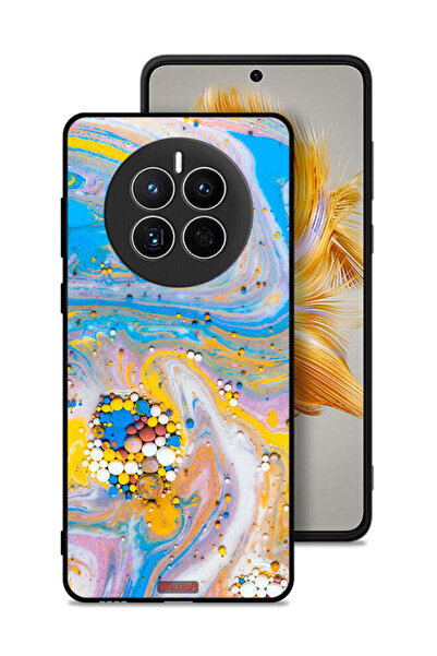 Tolwak غطاء حماية لهاتف هواوي ميت 50 بتصميم جواهر تجريدية ملونة