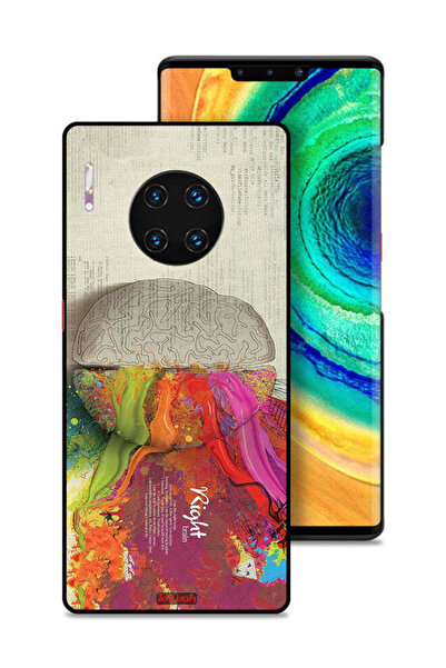 Tolwak غطاء حماية لهاتف هواوي ميت 30 برو - عمل فني تجريدي لعلم الدماغ