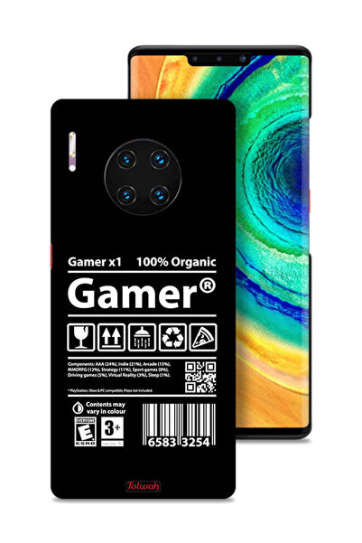 Tolwak Huawei Mate 30 Pro Protective Case Cover Gamer Sticker