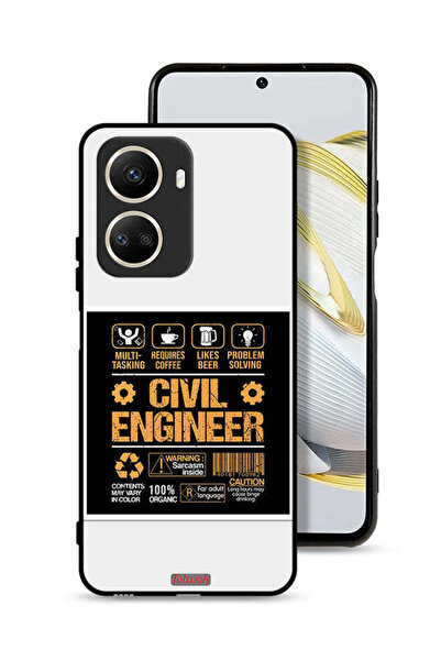 Tolwak غطاء حماية لهاتف هواوي نوفا 10 SE، ملصق مهندس مدني