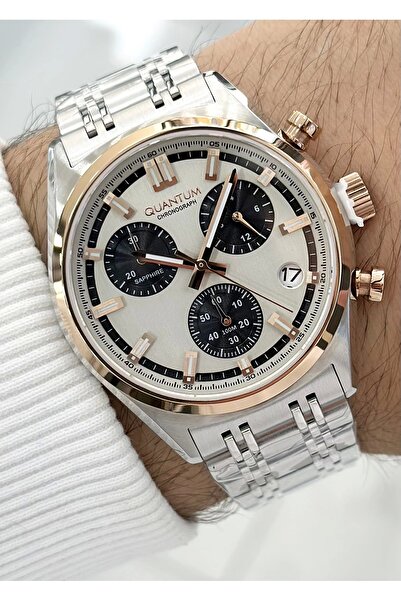 Quantum Çelik Kordon Fonksiyonlu Erkek Kol Saati