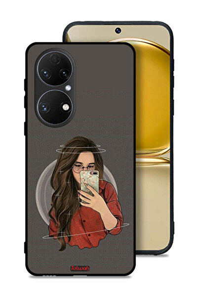 Tolwak غطاء حماية لهاتف هواوي P50E لالتقاط صور سيلفي