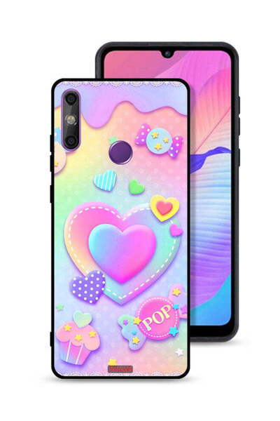 Tolwak غطاء حماية لهاتف هواوي إنجوي 20e برسومات قلوب البوب