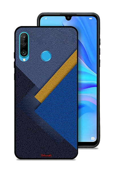 Tolwak غطاء حماية لهاتف هواوي بي 30 لايت بنقشة مثلثات جلدية