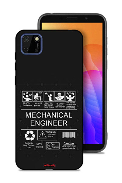 Tolwak غطاء حماية لهاتف هواوي Y5p، ملصق مهندس ميكانيكي