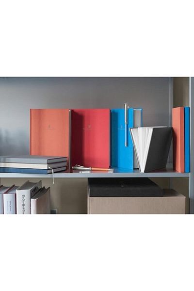 Mena Rise ŞirinShop دفتر فون فابر كاستل كتان برتقالي A5 160 صفحة 1108107
