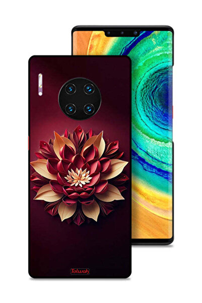 Tolwak غطاء حماية لهاتف هواوي ميت 30 إي برو 5G بتصميم زهور تجريدية