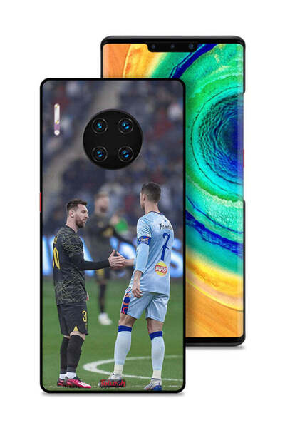 Tolwak غطاء حماية لهاتف هواوي ميت 30 إي برو 5G ميسي ورونالدو