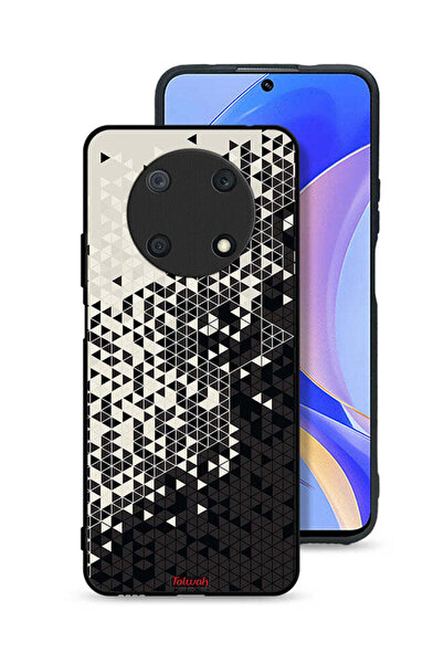 Tolwak غطاء حماية لهاتف هواوي نوفا Y90 بنمط مثلث فني رقمي