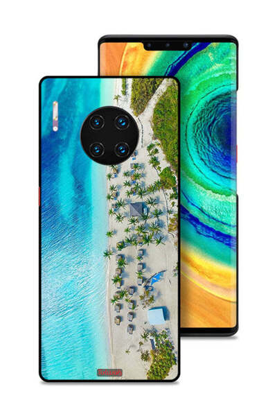 Tolwak غطاء حماية لهاتف هواوي ميت 30 إي برو 5G - لون الشاطئ