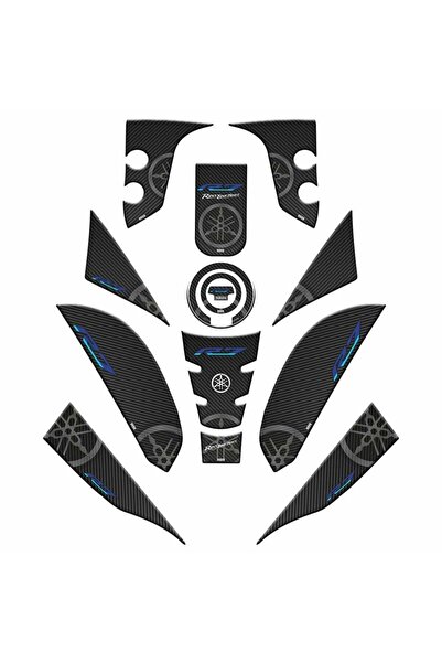 Gogo YAMAHA R7 2021 - 2024 UYUMLU FULL TANK PAD SET 002
