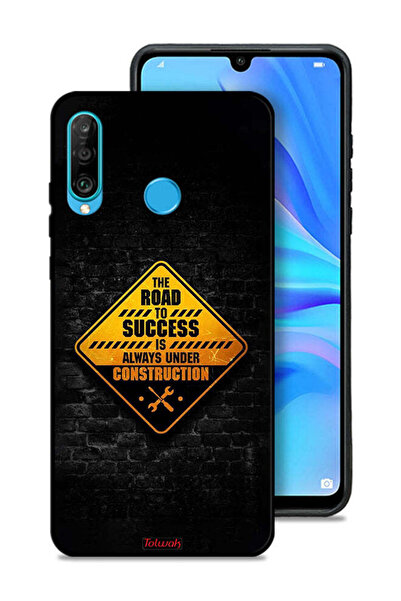 Tolwak غطاء حماية لهاتف هواوي بي 30 لايت الطريق إلى النجاح دائمًا قيد الإنشاء
