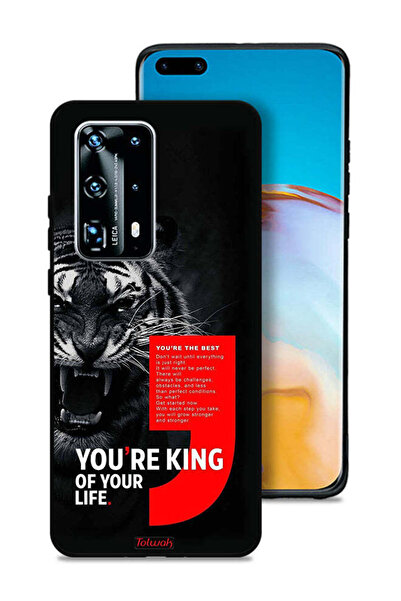 Tolwak غطاء حماية لهاتف هواوي بي 40 برو بلس 5G أنت ملك حياتك