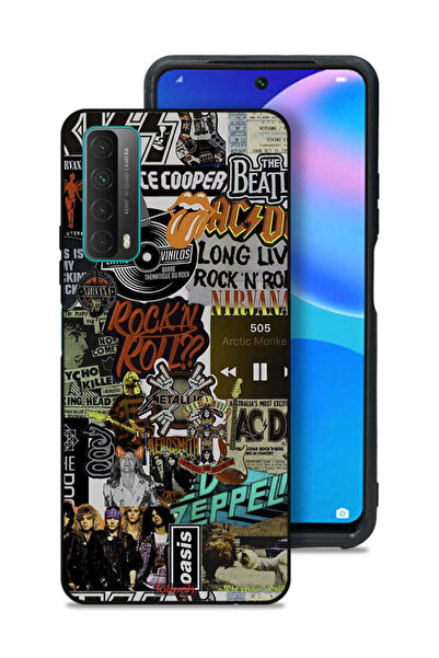 Tolwak غطاء حماية لهاتف Huawei Y7a، تحيا موسيقى الروك أند رول