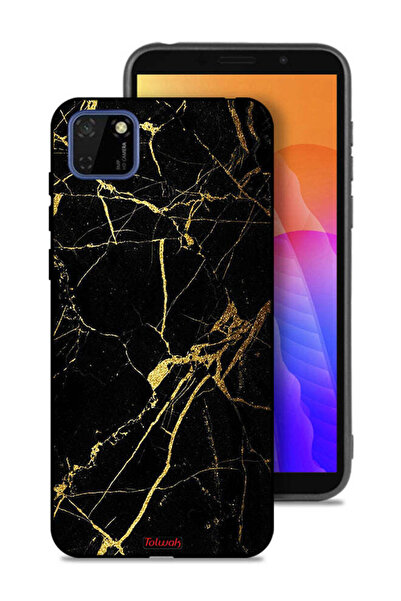 Tolwak غطاء حماية لهاتف هواوي Y5p - رخام متصدع