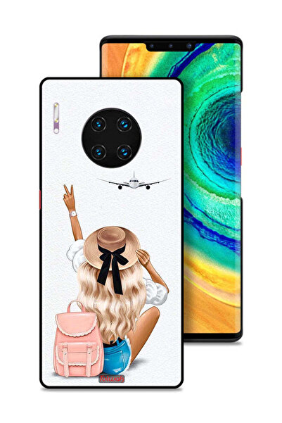 Tolwak غطاء حماية لهاتف هواوي ميت 30 برو - فتاة تحب السفر