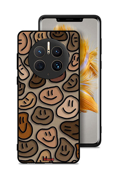 Tolwak غطاء حماية لهاتف هواوي ميت 50 برو برسومات وجوه مبتسمة
