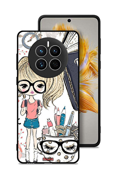 Tolwak غطاء حماية لهاتف هواوي ميت 50 بتصميم فتاة وحيد القرن