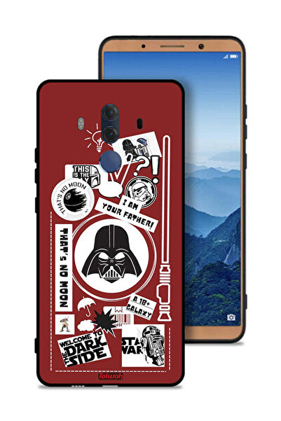 Tolwak غطاء حماية لهاتف هواوي ميت 10 برو - ملصق "مرحبًا بكم في الجانب المظلم"