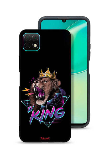 Tolwak غطاء حماية لهاتف هواوي نوفا Y60 برسومات الأسد الملك
