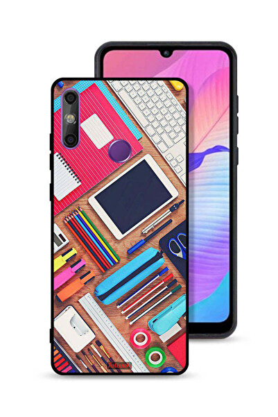 Tolwak غطاء حماية لهاتف هواوي إنجوي 20e بتصميم فتاة هوبي ديسك