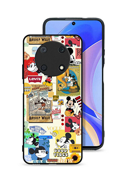 Tolwak غطاء حماية لهاتف هواوي نوفا Y90 مع ملصقات ورسومات سعيدة