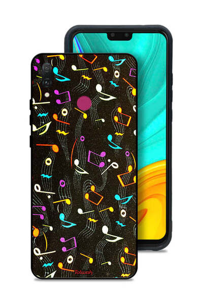 Tolwak غطاء حماية لهاتف هواوي Y9 (2019) بنمط قماش موسيقي