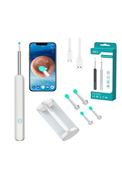 gaman NE3 Kablosuz Kameralı Kulak Temizleme Cihazı - HD Kamera Burun-Ağız Kon...