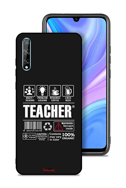 Tolwak غطاء حماية لهاتف هواوي بي سمارت إس - ملصق المعلم