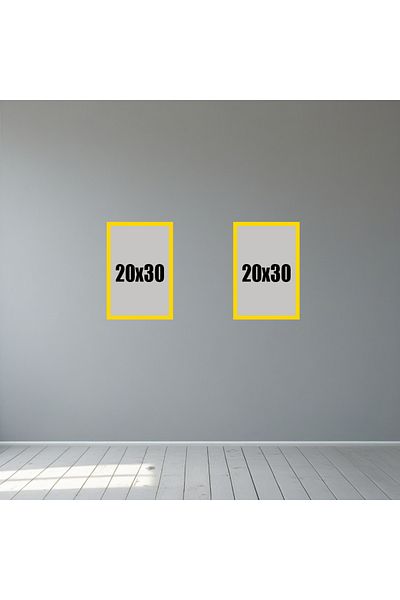 Tooall 20X30 Gold Color Empty Frame Set – 1-Piece, 2-Piece, 3-Piece, 6-Piece, 9-Piece Gold Wall Decor Frame