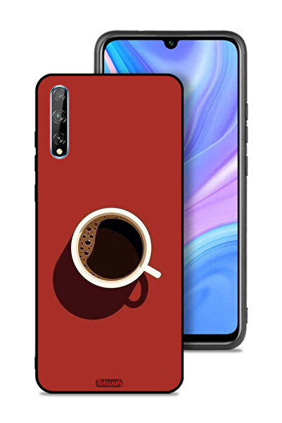 Tolwak غطاء حماية لهاتف هواوي بي سمارت إس بتصميم فنجان قهوة