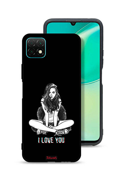 Tolwak غطاء حماية لهاتف هواوي نوفا Y60 بطبعة "أحبك"