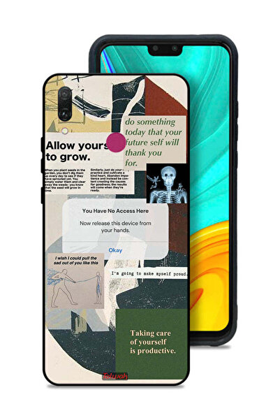 Tolwak غطاء حماية لهاتف هواوي Y9 (2019) اسمح لنفسك بالنمو