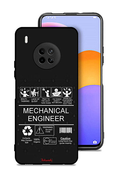 Tolwak غطاء حماية لهاتف هواوي Y9a - ملصق مهندس ميكانيكي