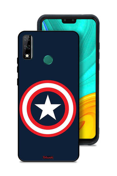 Tolwak Huawei Y8s Protective Case Cover Captain America