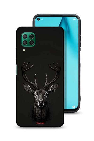 Tolwak غطاء حماية لهاتف هواوي بي 40 لايت 4G برسومات غزال رقمية