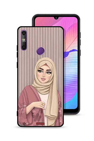 Tolwak غطاء حماية لهاتف هواوي إنجوي 20e برسومات فتاة محجبة