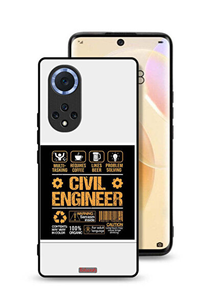 Tolwak غطاء حماية لهاتف هواوي نوفا 9 - ملصق مهندس مدني