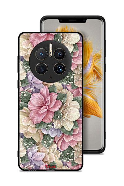 Tolwak غطاء حماية لهاتف هواوي ميت 50 برو عالي الوضوح مزين بالزهور