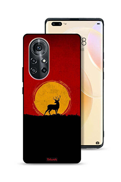 Tolwak غطاء حماية لهاتف هواوي نوفا 8 برو بتصميم غزال وقمر