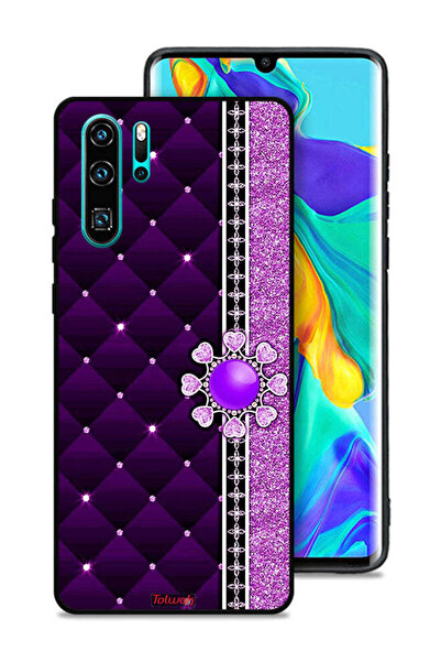 Tolwak غطاء حماية لهاتف هواوي بي 30 برو بقلوب لامعة