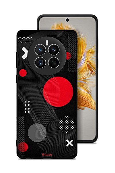 Tolwak غطاء حماية لهاتف هواوي ميت 50 بنمط دائري ومتقاطع