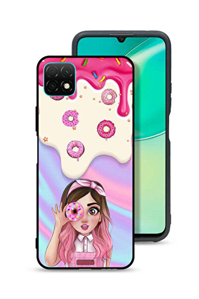 Tolwak غطاء حماية لهاتف هواوي نوفا Y60 يحمل صورة دونات