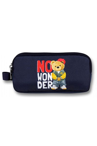 ÜMİT ÇANTA Τσάντα Ümit Navy Blue White Hiphop Teddy Bear Τσάντα μολυβιού - Αγόρι - 5035