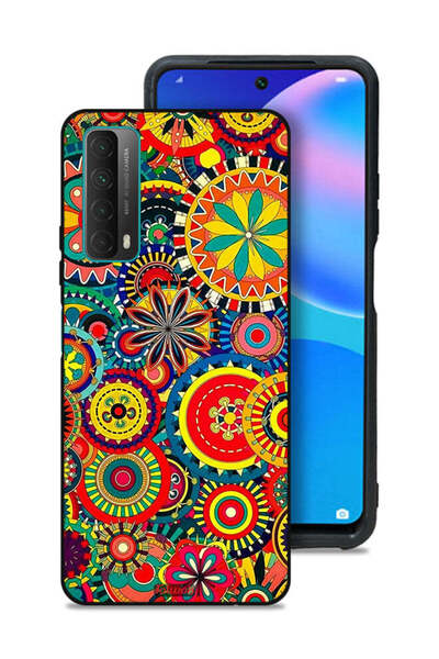 Tolwak غطاء حماية لهاتف هواوي بي سمارت (2021) بنمط ماندالا ملون