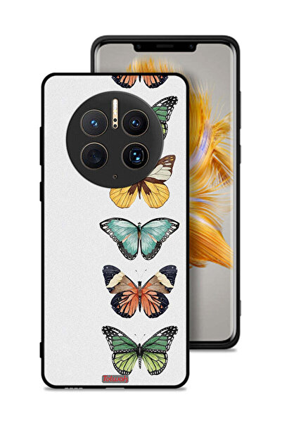 Tolwak غطاء حماية لهاتف هواوي ميت 50 برو بنقشة أربع فراشات