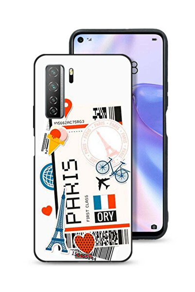 Tolwak غطاء حماية لهاتف هواوي P40 لايت 5G، ملصق باريس