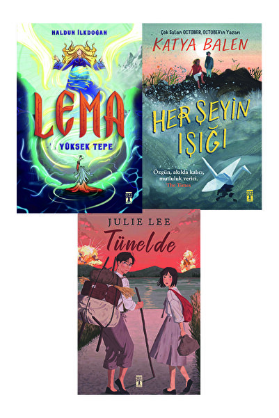 Genç Timaş 5.6.7. Sınıf Okuma Seti 3 Kitap Lema En Yüksek Tepe-Her Şeyin Işığ...