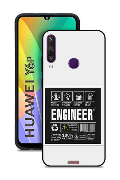 Tolwak غطاء حماية لهاتف هواوي Y6p - ملصق المهندس