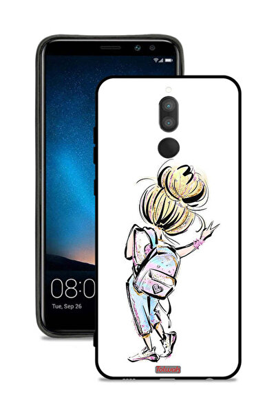 Tolwak غطاء حماية لهاتف هواوي ميت 10 لايت بتصميم فتاة مدرسية